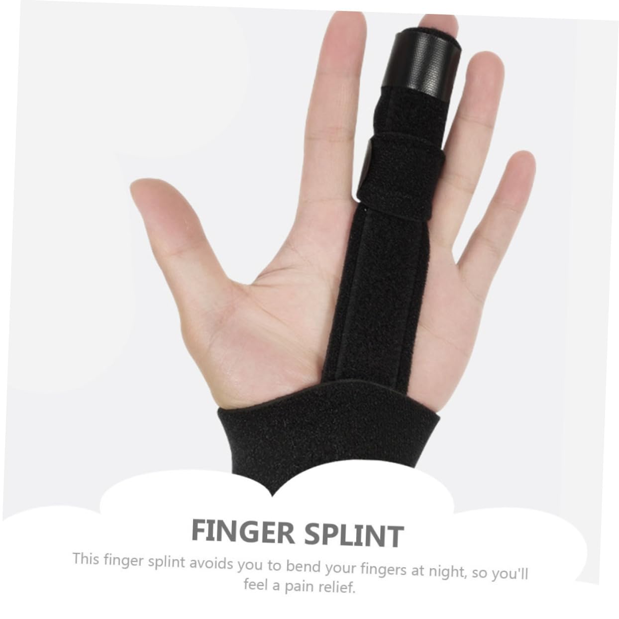 WOFASHPURET Practical Finger Brace for Sprain Stabilizer Rehabilitation Strap Made of Material
