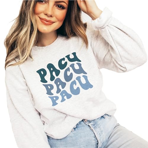 Groovy Blue PACU Nurse Sweatshirt, Post Anesthesia Care Unit Gift, Nursing School Graduation, Nurse Appreciation Week Shirt, Nurse Life Unisex Crewneck Sweatshirt2