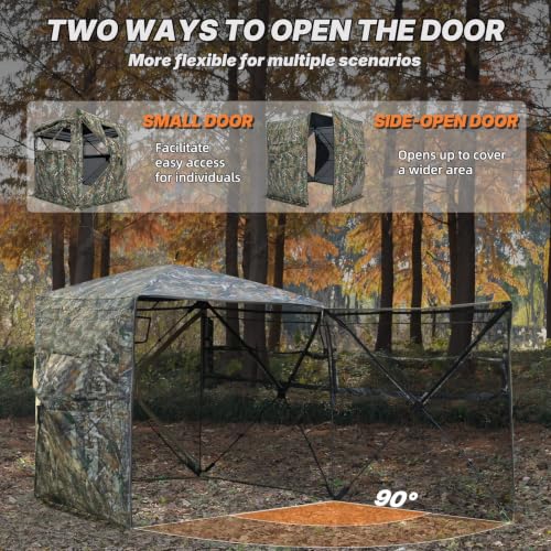SUMSEEK Hunting Blind 360° See Through 2/3/4 Person Ground Blind for Deer by SUMSEEK - Image 2
