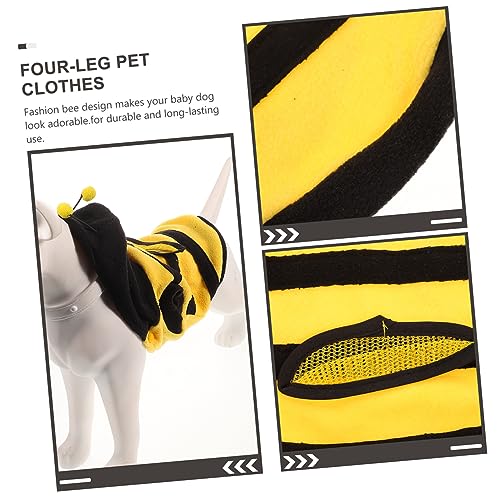 Disfraz Bee para perros talla XS negro miniatura 4