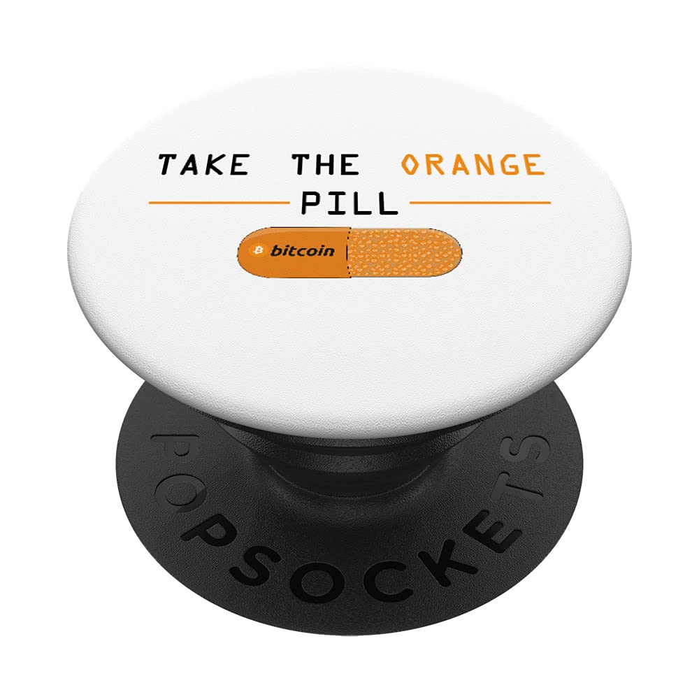 Amazon.com: Bitcoin BTC Crypto - Take The Orange Pill - Bitcoin PopSockets  Swappable PopGrip : Cell Phones & Accessories