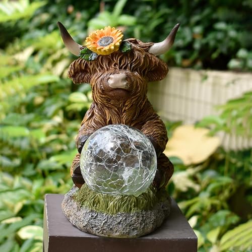 Lanterne solaire de jardin originale idée cadeau déco extérieure animaux rustiques