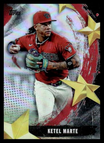 2025 TOPPS SERIES 2 STARS OF MLB #SMLB-59 KETEL MARTE ARIZONA DIAMONDBACKS BASEBALL OFFICIAL TRADING CARD OF MLB