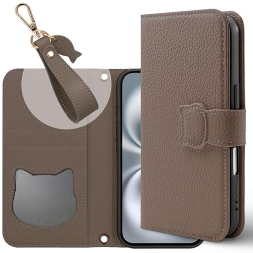 ZENIX DESIGN TECH iPhone16 p 蒠^ xgt ݃J[ J[h[ 3 tBK[Xgbvt tbvP[X LfUC lRt U[ ˂݂ X}zP[X ZX-Necoflip (`R, iphon