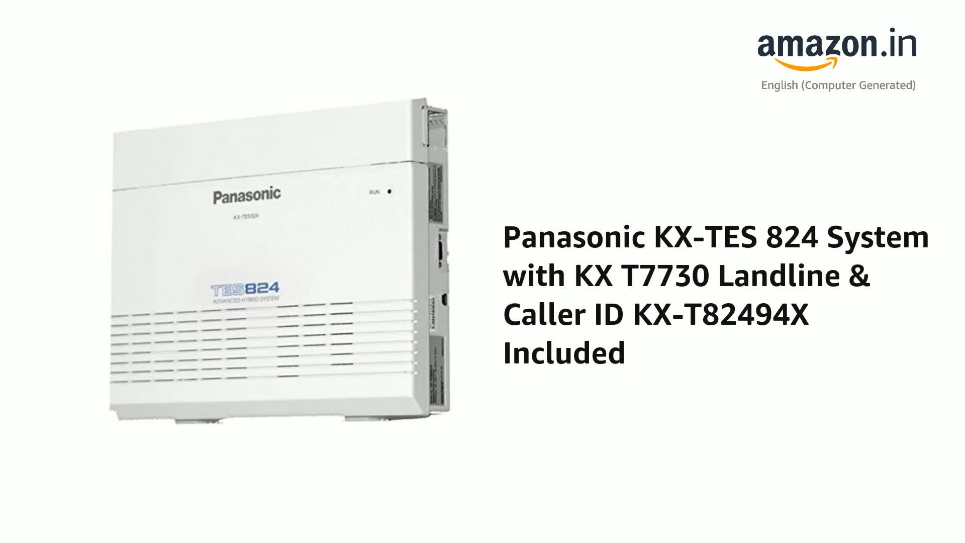Panasonic KX-TES 824 System with KX T7730 Landline & Caller ID KX