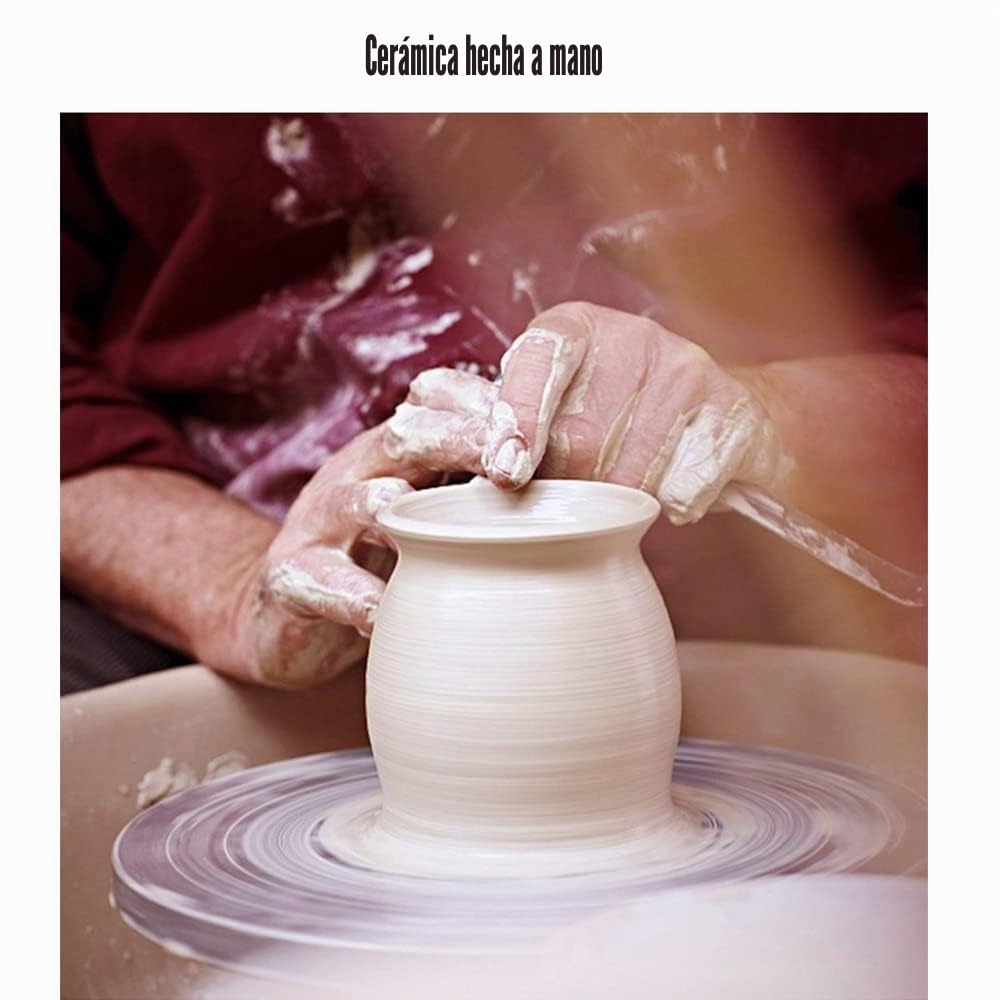 E27 lampara de mesa de ceramica hotel decorativa hogar lampara de mesa lampara de ambiente dormitorio mesita de noche estudio lampara de lectura (Bombillas no incluidas) (Blanco)