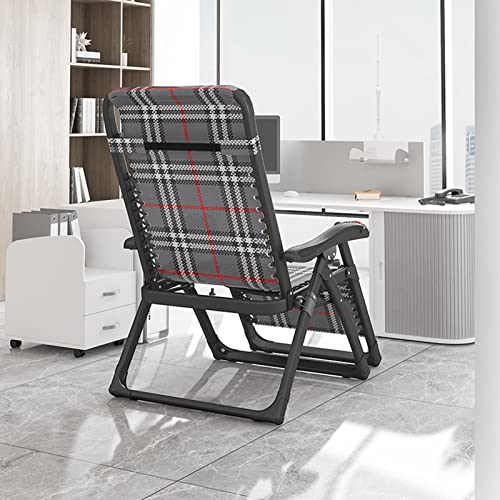 Chaise longue de patio réglable avec structure renforcée