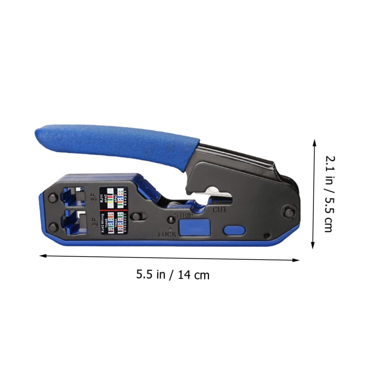 Alicates Crimpadores y Peladores de Cables para Cata Herramienta Eléctrica de Diseño Ergonómico y Cuchillas Afiladas para Conectores