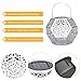 Farol Solar Exterior Jardin GolWof LED Lámpara Solar Jardín Luz Solar Exterio...