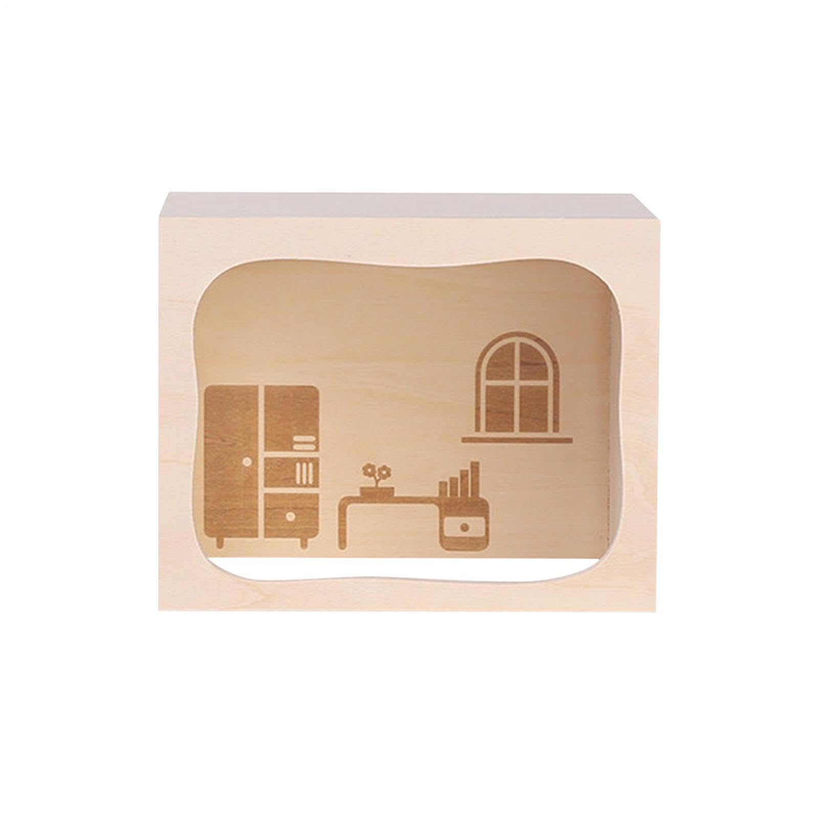 Maison hamster en bois pour cage de petits animaux et furets
