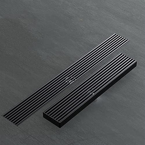 Bonde de douche rectangulaire 40cm évacuation sol inox SUS304 installation facile