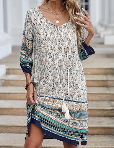 Image of Hotouch Sexy Chiffon Bikini Swimsuit Cover Up Adjustable Spaghetti Strap Beach Dress Beachwear
