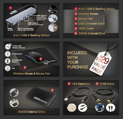 Image of HP Laptop for 2025-2026 Home Student Business, Lifetime MS Office, AI Computer, 15.6 inch FHD, AMD Ryzen 7, 32GB RAM, 1.5TB Storage (1TB SSD+ 500GB Ext), Wi-Fi 6, Privacy Cam, MarxsolAccessory, Win 11 Pro