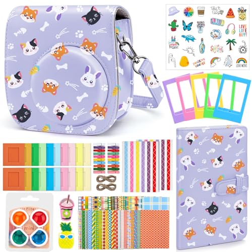 Protéger et ranger votre Instax Mini 12 grâce au kit housse et album violet
