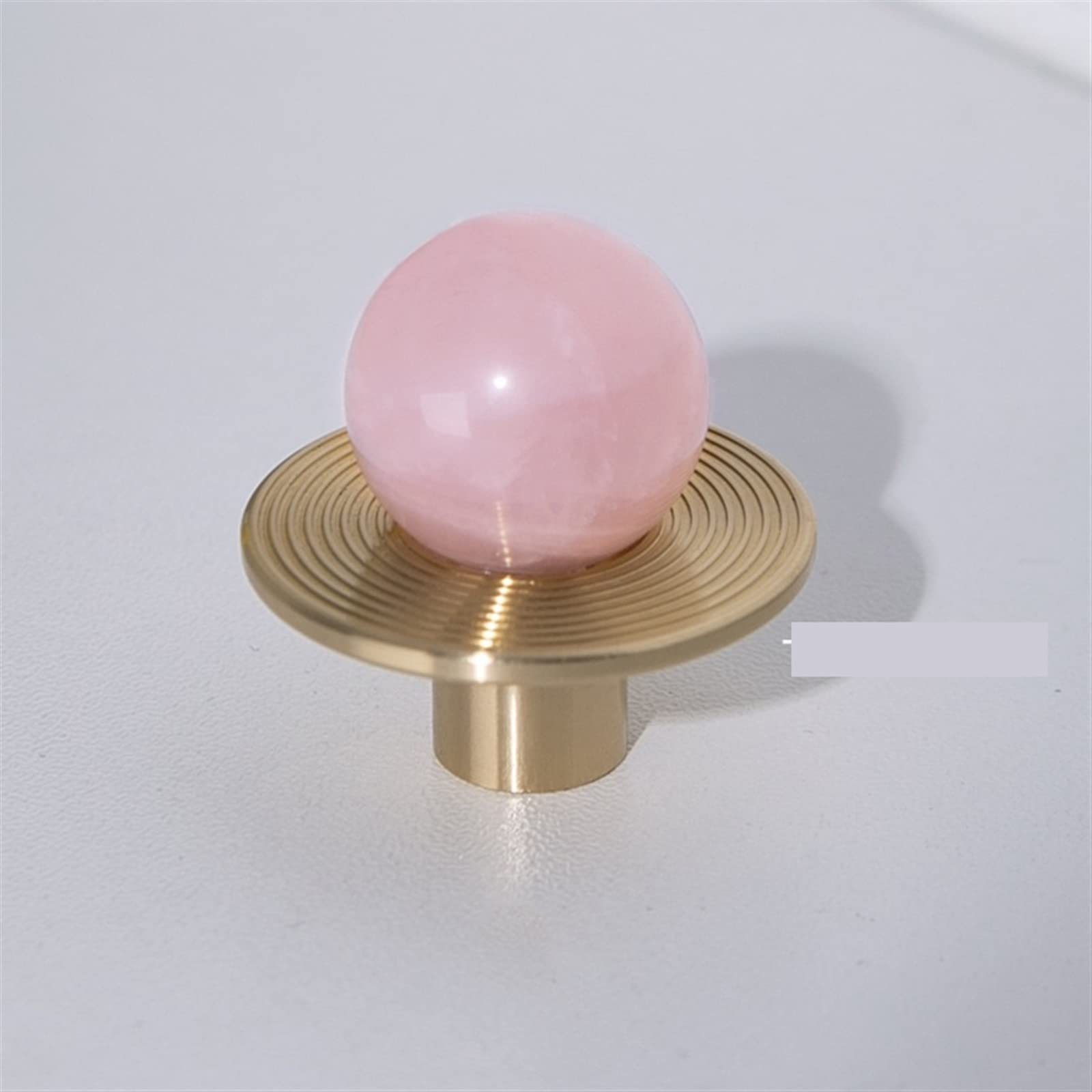 Bouton de meuble en laiton poignée commode rose NALsa 1 pièces