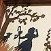 Little Bo Peep Papercut Silhouette, Shadowbox, Handmade Paper Art, Nursery Rhymes, Perfect for Any Nursery
