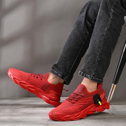 Image of Cruiser Sneaker for Men | Lightweight & Stylish | Breathable Mesh Lace-Up Shoes | Casual Wear, Gym, & Street Style (2644)