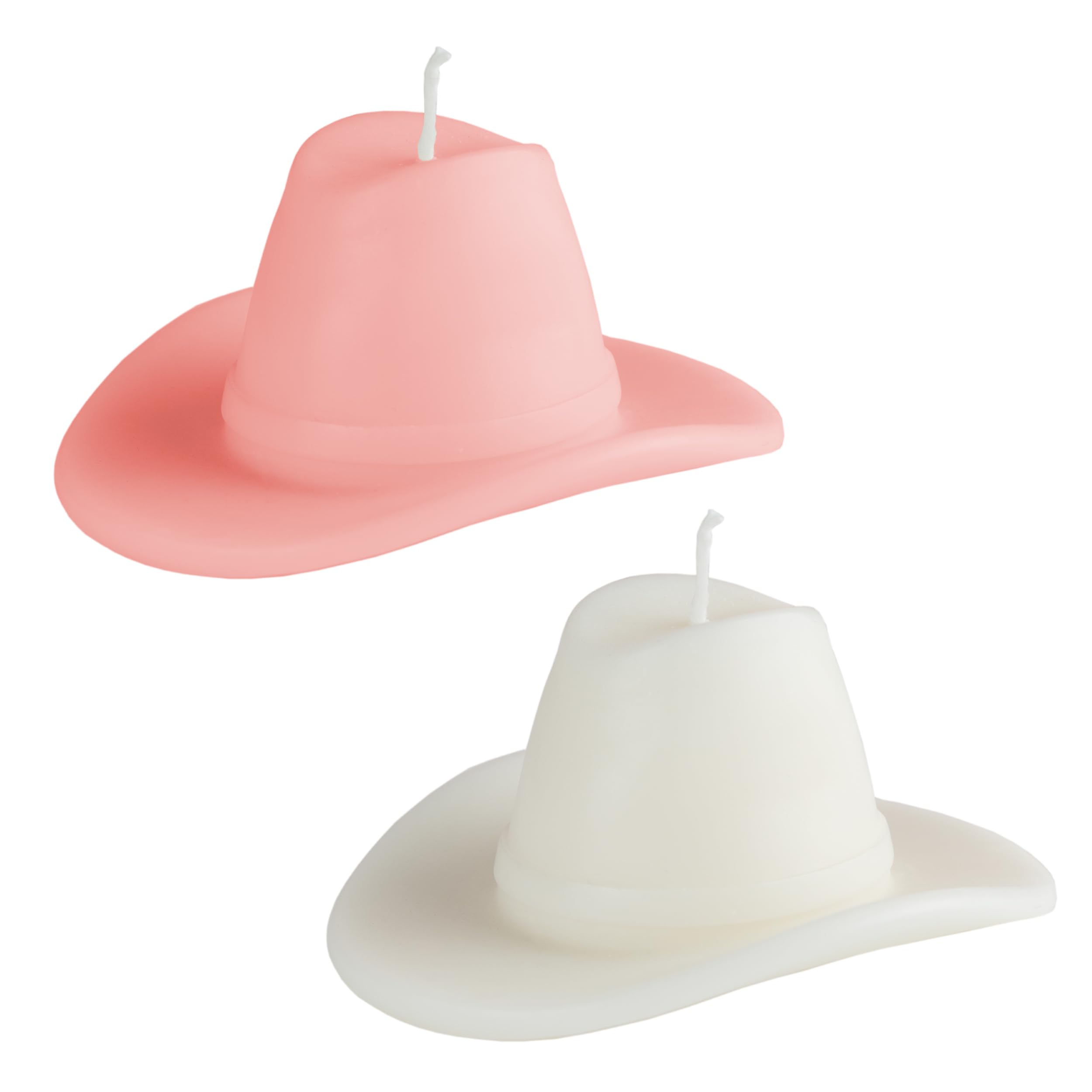 Cowboy Hat Candle (White)