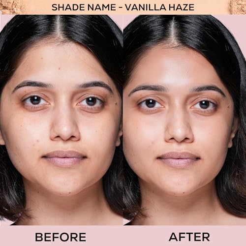 Image of RENEE Bollywood Filter Blurring Compact - Vanilla Haze | Pore Minimising, Matte Finish, Full Coverage, Rich Pay-off | Blurs Pores & Blemishes | 9g
