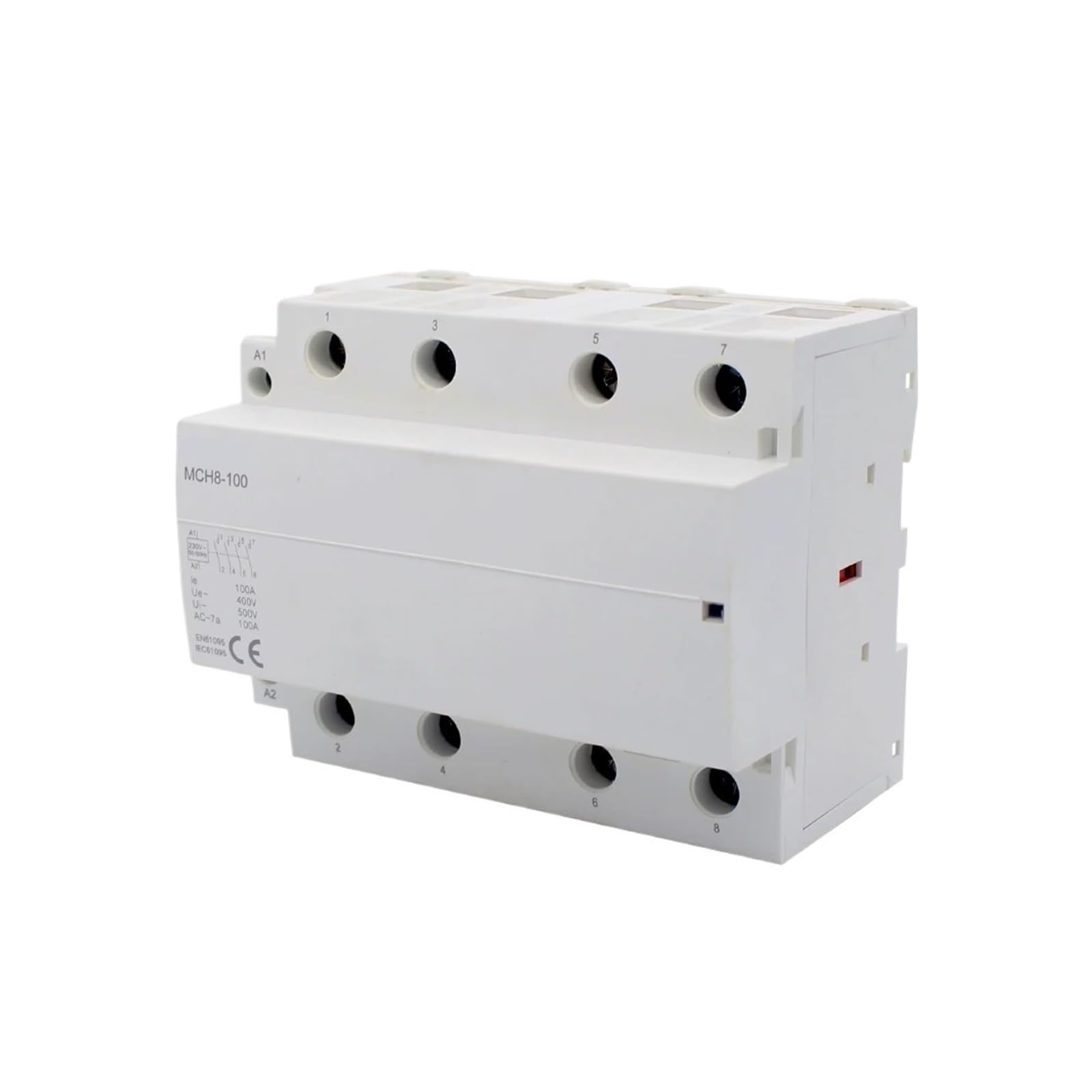 PVTLCYBI Modular Contactor MCH8-100 400V 100A 4P AC Household Electric Contactor Elevator Modular Contactor