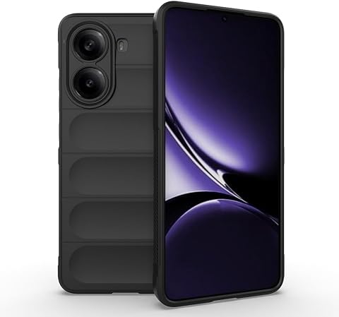 Zore Xiaomi ile uyumlu Poco ile uyumlu X7 Pro Kılıf Esnek TPU Oyuklu Arka Yüzey Tasarımlı Zore Etnik Silikon Kapak Siyah