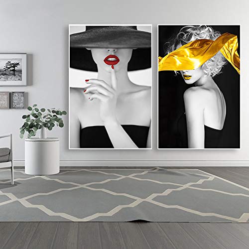 Peintures impression sur toile moderne pour habiller un grand mur vide de salon avec élégance