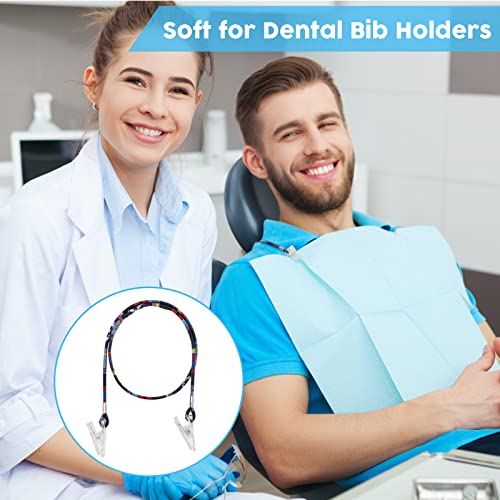 2 Pieces Folk Style Napkin Clip, Adult Dining Bib And Napkin Clip, Dental Bib Clip, Elder Dining Bib Clip #TOP4