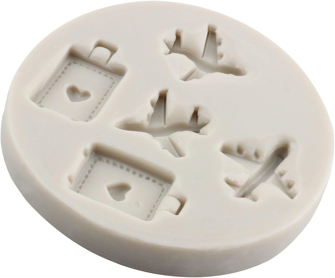 Airplane Polymer Clay Mold Aircraft Luggage Silicone Molds