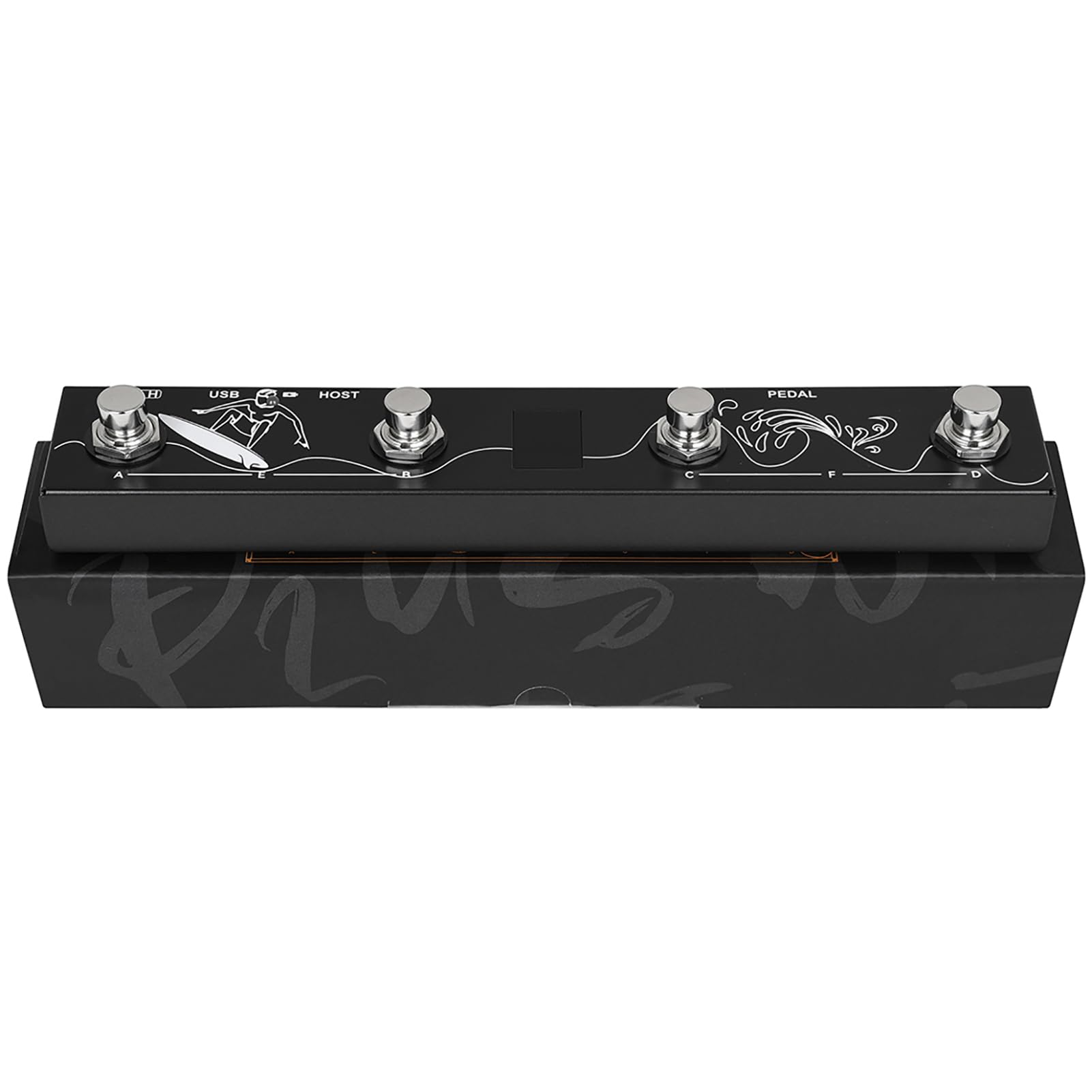 RiToEasysports Controlador de Pedal MIDI Inalámbrico, Teclado de Pie Multifunción de Metal con Batería Incorporada y Conectividad Directa para Artistas y Sesiones de Estudio
