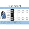 HannahZone Womens Casual Denim Romper Sexy Long Sleeve Elastic Button Down Jean Jumpsuits with Pockets