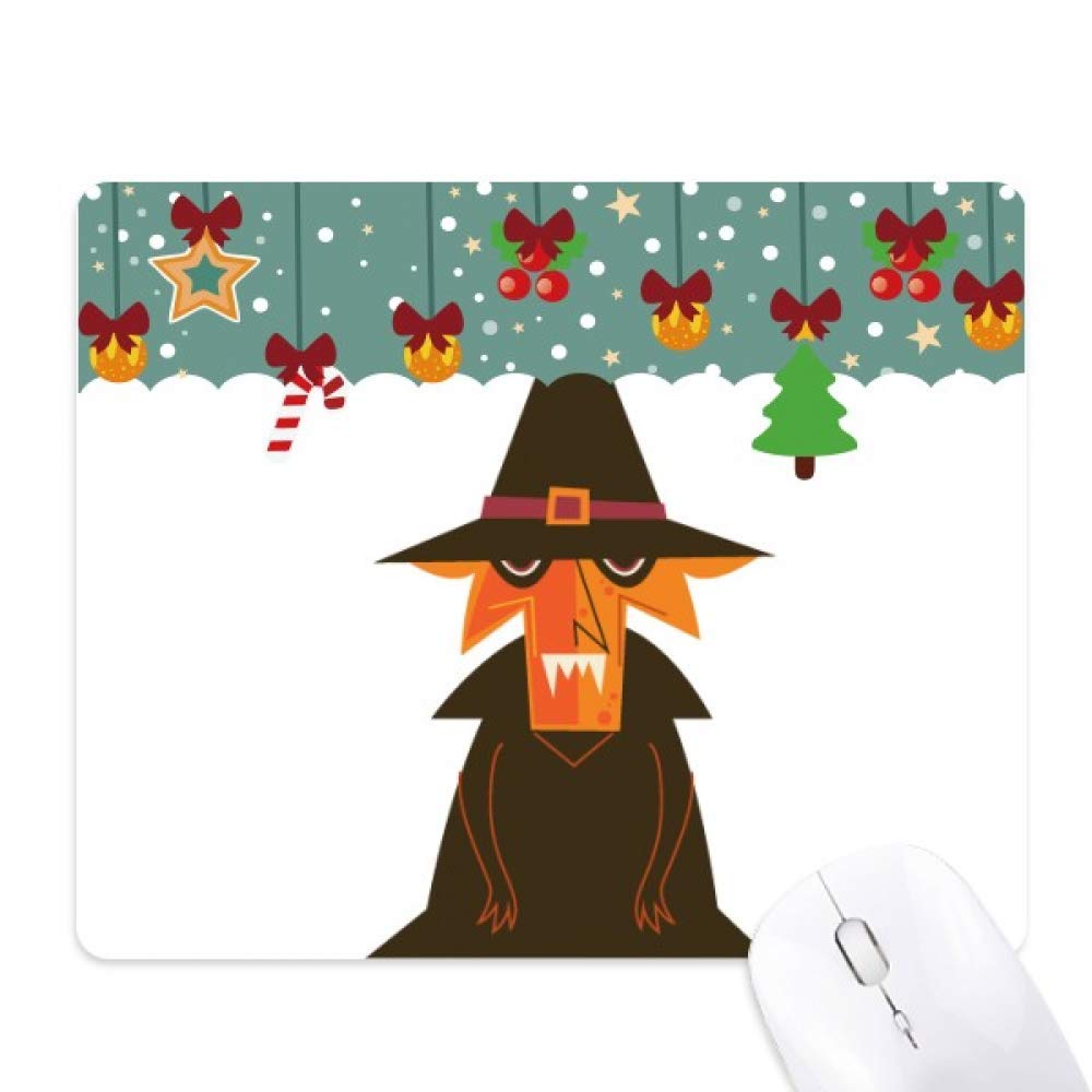 Alfombrilla de ratón de Halloween con diseño de fantasma mago y base de goma para oficina 5