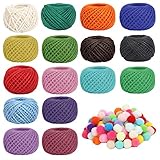 farbige kordel Breite DIY-Anwendung: Bunte Juteschnur, weich und stark, kann in Kunstwerken, Küchenhandwerksprojekten, Geschenkverpackungen, Weinflaschendekorationen, Christbaumverzierungen, Weihnachtskranzdekorationen, Glasdekorationen und Hochzeitsgeschenken, rustikalen Vasen, Fotorahmen, Holz verwendet werden Kunsthandwerk, Gartenarbeit usw.