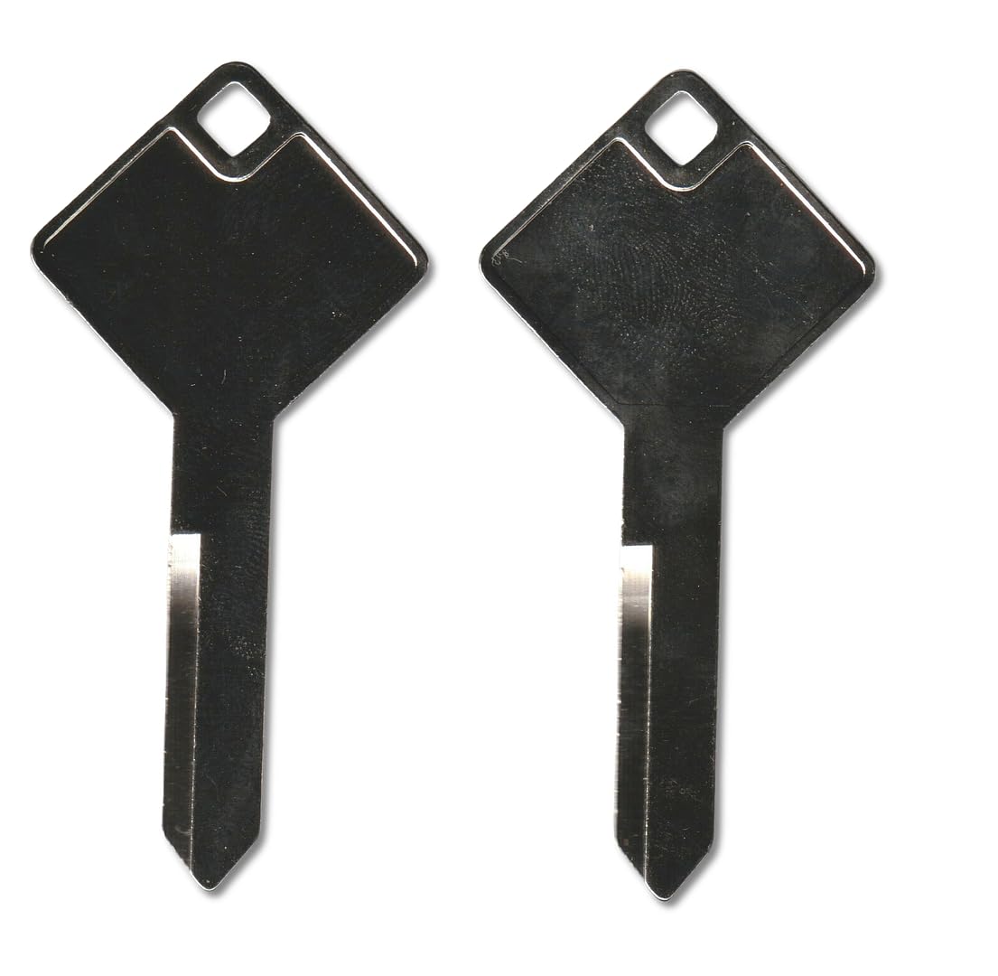 0017 Pair (2) Replacement Keys – Cut to Code on 1660 Blank for