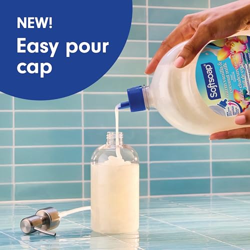 Image of Softsoap Moisturizing Liquid Hand Soap, Warm Vanilla and Coconut Milk, 50 oz Refill (Pack of 2)