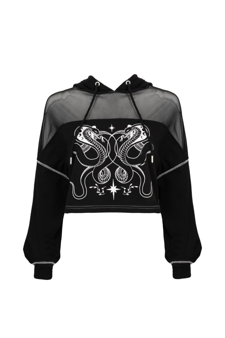 Hell Bunny Venom Hoodie Blk