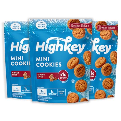 HighKey Gluten Free Ginger Spice Cookies
