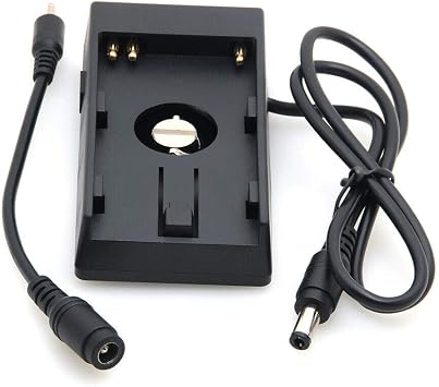 Runshuangyu Power Supply Battery Mount Plate Adapter with BMCC to BMPCC Cable for Sony BP-U60 BP-U30 Battery to BlackMagic 4K Rig Cinema Camera