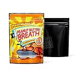 25 Pack - Peanut Butter Breath 3.5g EMPTY 4x6 Smell Proof Resealable Mylar Bags Zip Lock Packaging...
