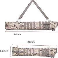 Vista 4 de Kylebooker Funda táctica para rifle de escopeta de 34 pulgadas