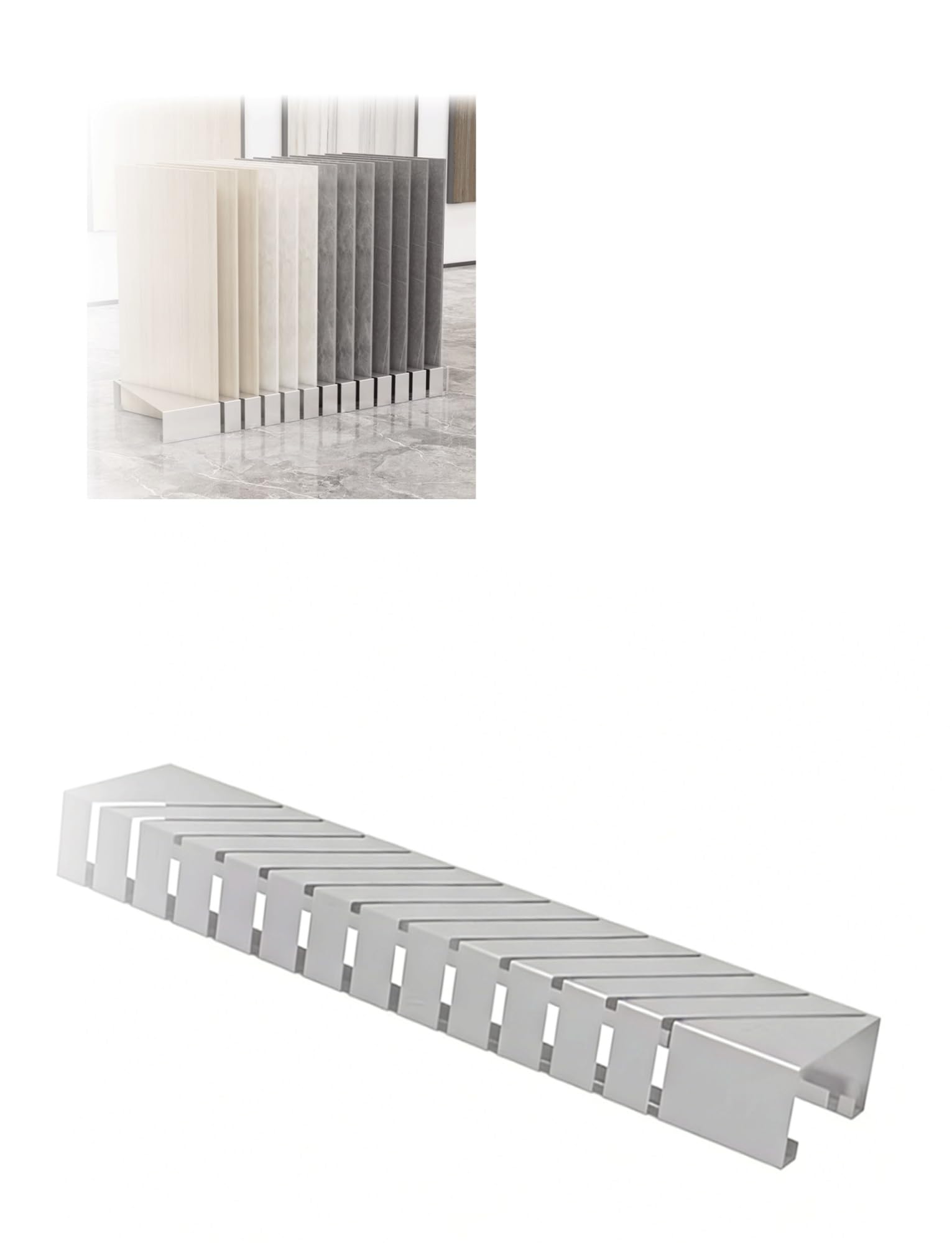 Soporte de losas de mármol, azulejos y suelos de madera para venta al por menor