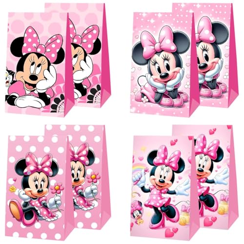 ARHAVI 12Pcs Party Gift Bags Goodie Bags for Kids Birthday Decorations Party Supplies
