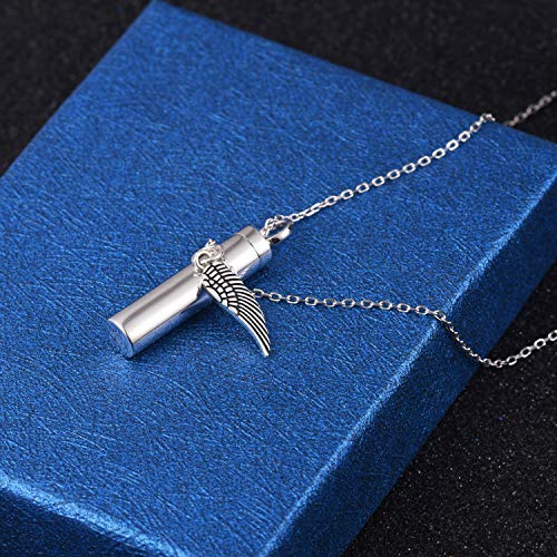 925 Sterling Silver Minimalist Urn Pendant Ash Necklace - Memorial Ashes Keepsake Exquisite Cremation Jewelry4