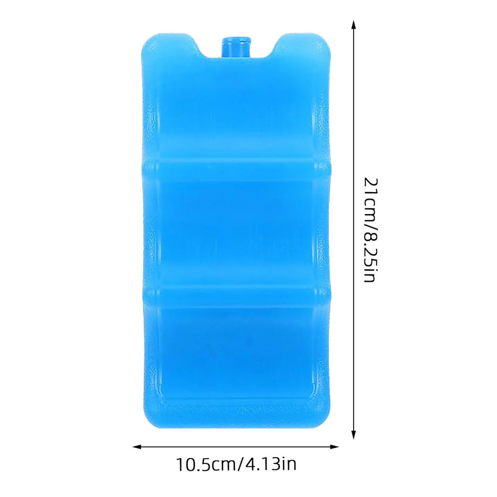 Toyvian 2 Piezas Acumulador de Frío Azul para Nevera Portátil de 600 Ml Ajuste Hermético y Fácil Mantenimiento Adecuado para Uso en Dormitorio y Oficina