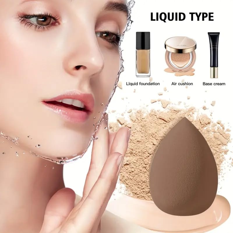 HGHDBT 55Pcs Brown Makeup Brushes Set Professional Makeup Kit Multi-functional Makeup Tool Set with Case Facial Makeup Accessories, Foundation Makeup Brush Kit Eye and Face Make up Brushes & Tools - Image 6