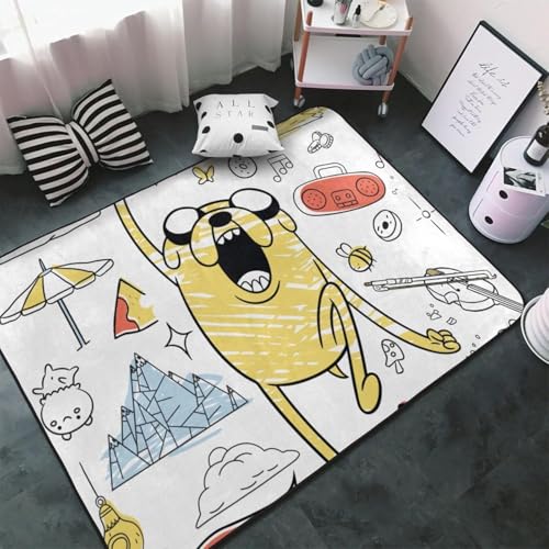 �A�h�x���`���[�^�C�� (1) �J�[�y�b�g �����` ���O �ėp �h�_�j �R�� �h�L �ӂ���Ǝ�G�� ������� ���g�[�Ή� �􂦂� ����~�ߕt �A�j�� �O�b�Y �L�����N�^�[ 100 × 150 cm