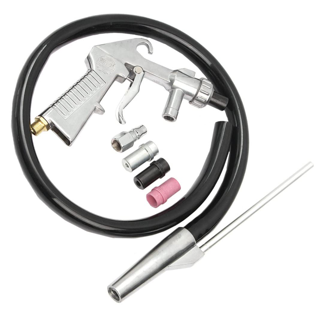 Buy Siphon Feed Blast Pneumatic Sandblaster Tool with 4 Ceramic Nozzles