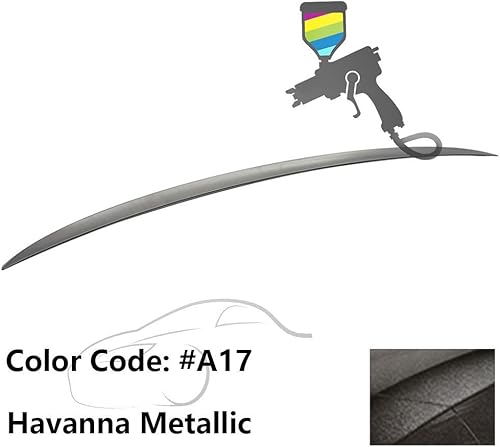 Miniatura 2 de IKON MOTORSPORTS, Alerón de maletero compatible con BMW E92 Serie 3 2007-2013, estilo M3 pintado #A17 Havanna metálico ABS trasero