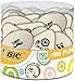 Produktbild BIC 927865 - Radierer Mini Fun aus synthetischem Kautschuk 2 fach sortiert, Runddose, 36 Stück