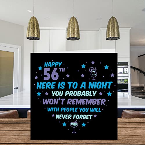 Stuff4 Funny 56Th Birthday Card For Men Women - Won't Remember - Happy Birthday Cards For 56 Year Old Dad Mom Auntie Uncle Cousin Friend, 5.7 X 5.7 Inch Fifty-Six Fifty-Sixth Bday Greeting Cards Gift #TOP2