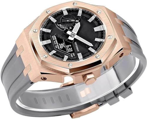 Bracelet acier GA2100 anti-casse avec boîtier de protection métallique